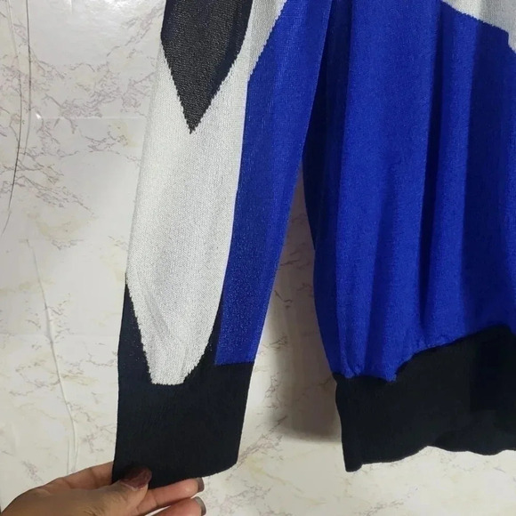 Jones New York | Shirt | Size 0X | Blue & Black - Picture 4 of 8